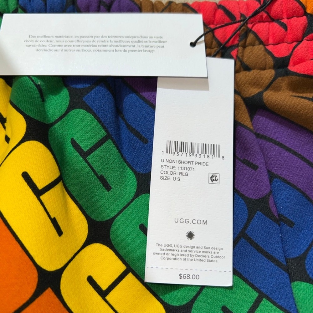UGG PRIDE SHORTS RAINBOW - Picture 4 of 6